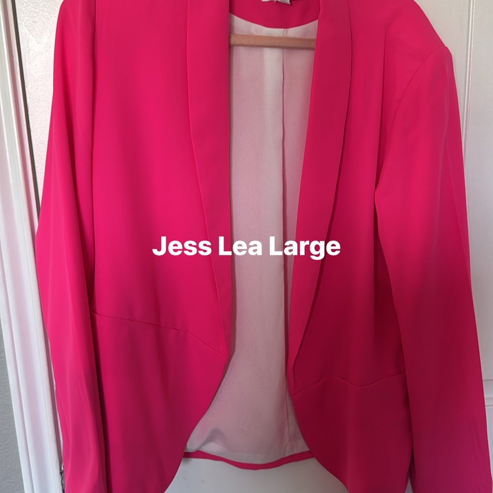 Jess Lea Women's Vibrant Pink Blazer